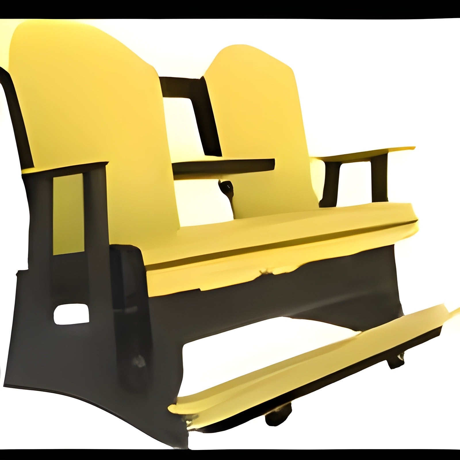 LuxCraft 5' Adirondack Balcony Glider - 5APBAGCHB