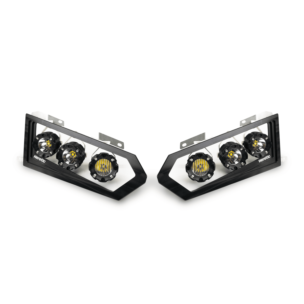 Heretic Studio Polaris Ranger Headlights '14-'17; '18 Select Models - 60014