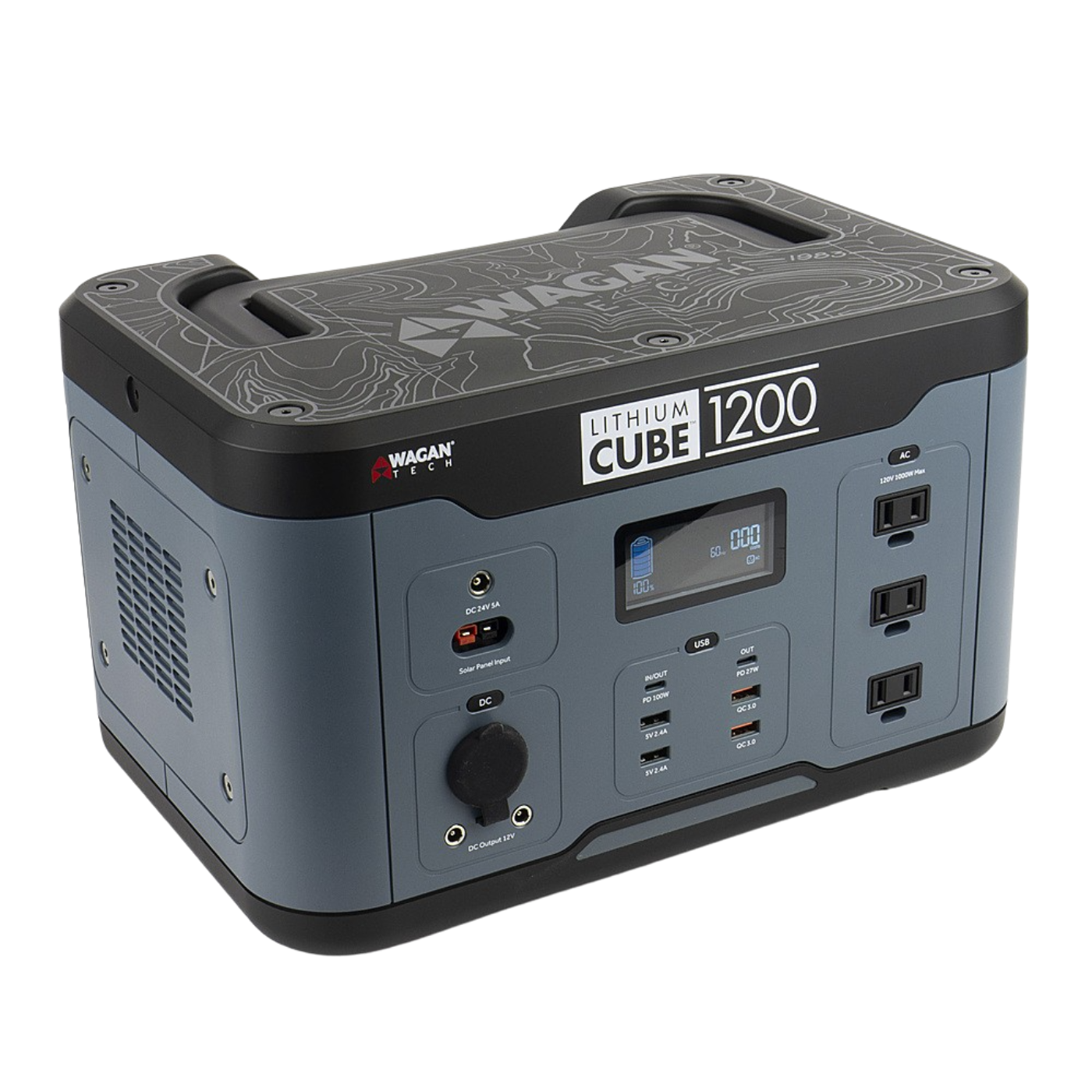 Wagan Lithium Cube 1200 1166Wh/1000W New - 8836