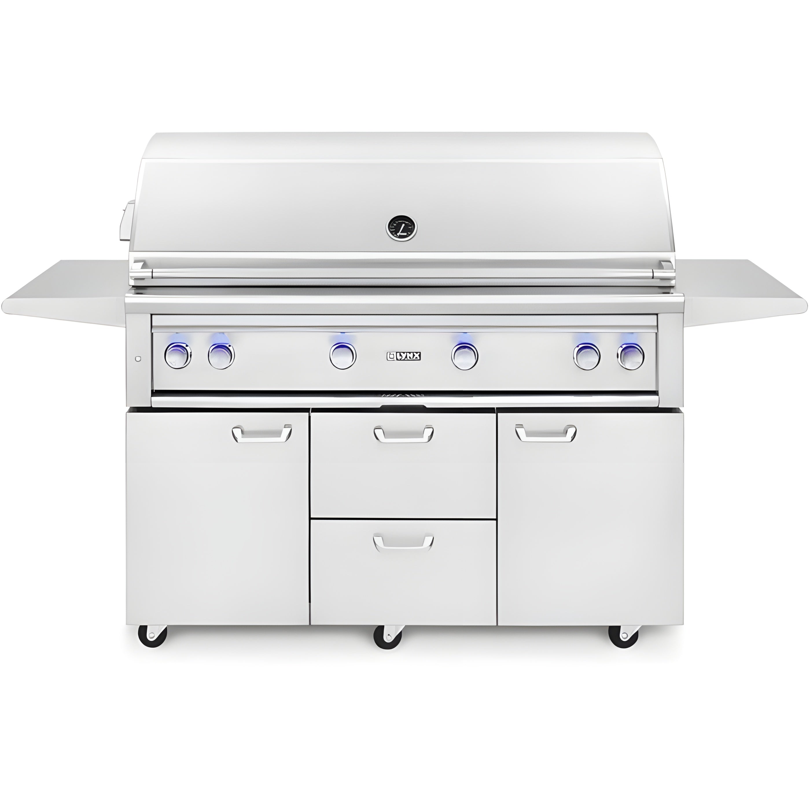 Lynx L54TRF Professional 54-Inch Freestanding Gas Grill With One Infrared Trident Burner And Rotisserie - L54TRF-LP