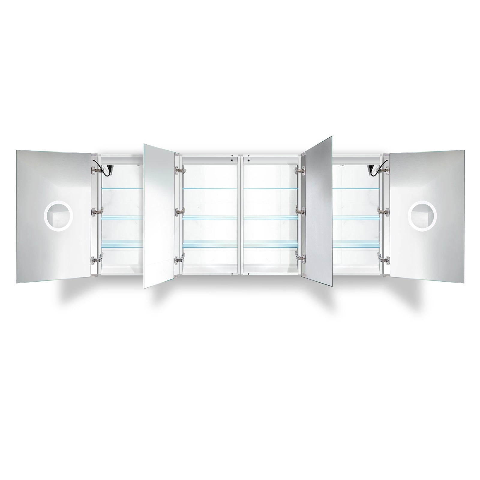 Krugg Svange 8436DLLRR 84″ X 36″ LED Medicine Cabinet with Dimmer & Defogger SVANGE8436DLLRR