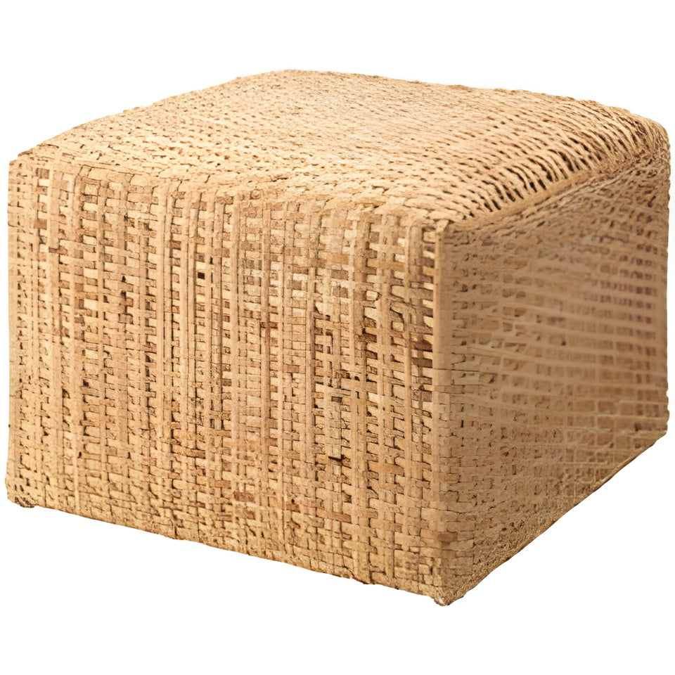 Jamie Young Ottoman, Large -D. 20RATT-LGNA