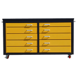 Chery Industrial 6ft Storage Cabinet with Workbench 10 Drawers WW000196