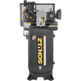 Schulz L-Series Air Compressor 7.5 HP 80 gal. 2-Stage 208-230V 3-Phase Vertical New - 7580VL30X-3