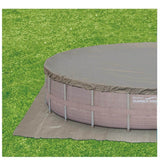 Summer Waves Elite Wicker Print 16'x4' Above Ground Pool + Pump + 12 Cartridges - 80806