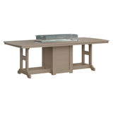 Berlin Gardens Garden Classic 44" x 96" Rectangular Fire Table - Bar Height- GCFT4496BBK