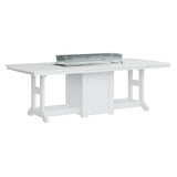 Berlin Gardens Garden Classic 44" x 96" Rectangular Fire Table - Bar Height- GCFT4496BBK