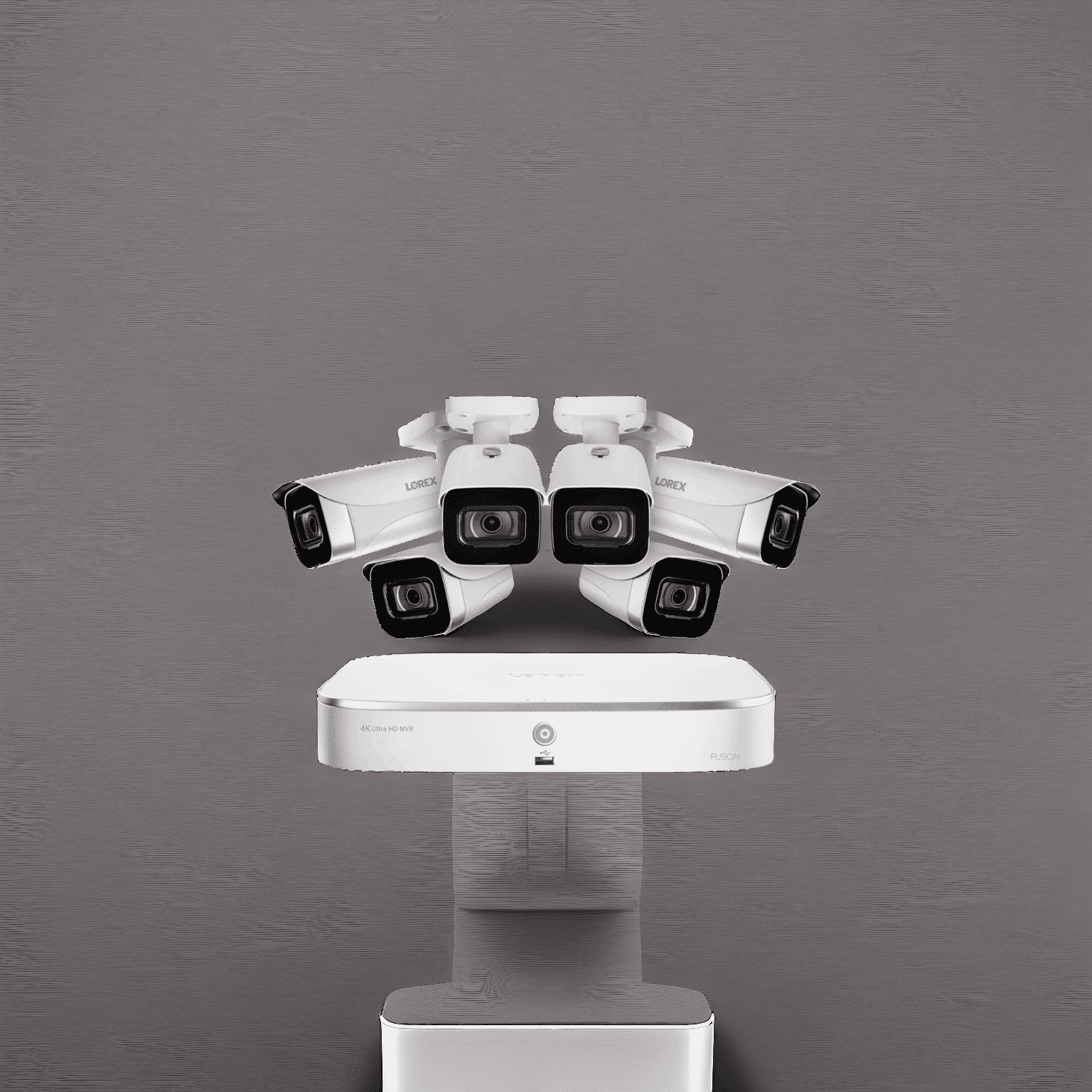 Lorex 6 Camera 8 Channel 4K 2TB 8MP IP Security Surveillance System New N4K2-86WB