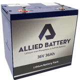 Allied Lithium Battery - 36V 36 Amp Golf Cart Individual AB-INDV-36V-36AH