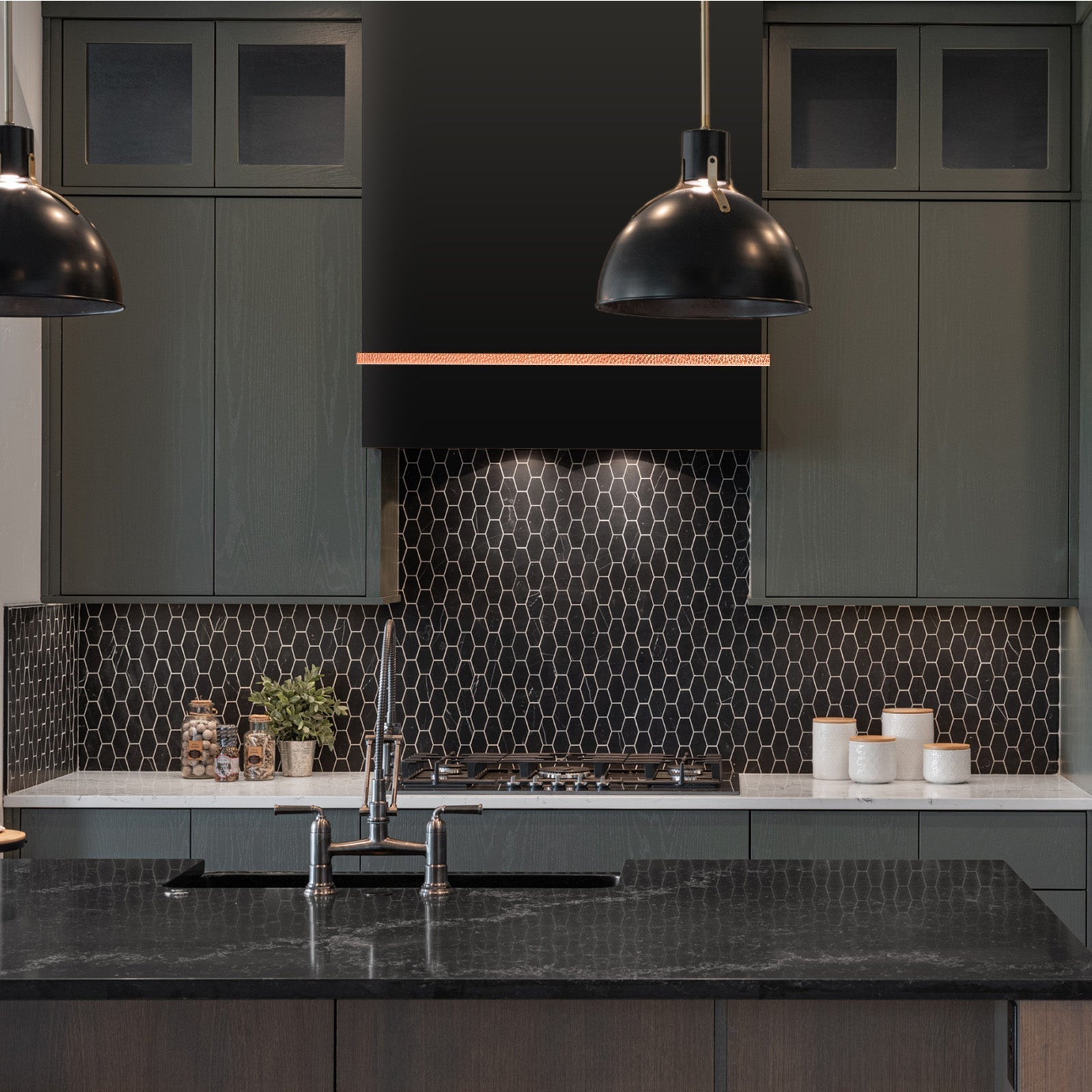 Akicon 30" Stainless Steel Range Hood, 600 CFM Wall Mount Vent Hood with Powerful Vent Motor, Modern Box Kitchen Hood with LED Lights, Charcoal Filter - AK-HS30HA-JBC-48