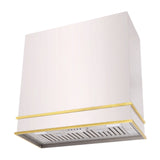 Akicon Custom Handcrafted Stainless Steel Range Hood - AKHS30H-BS for Baylor
