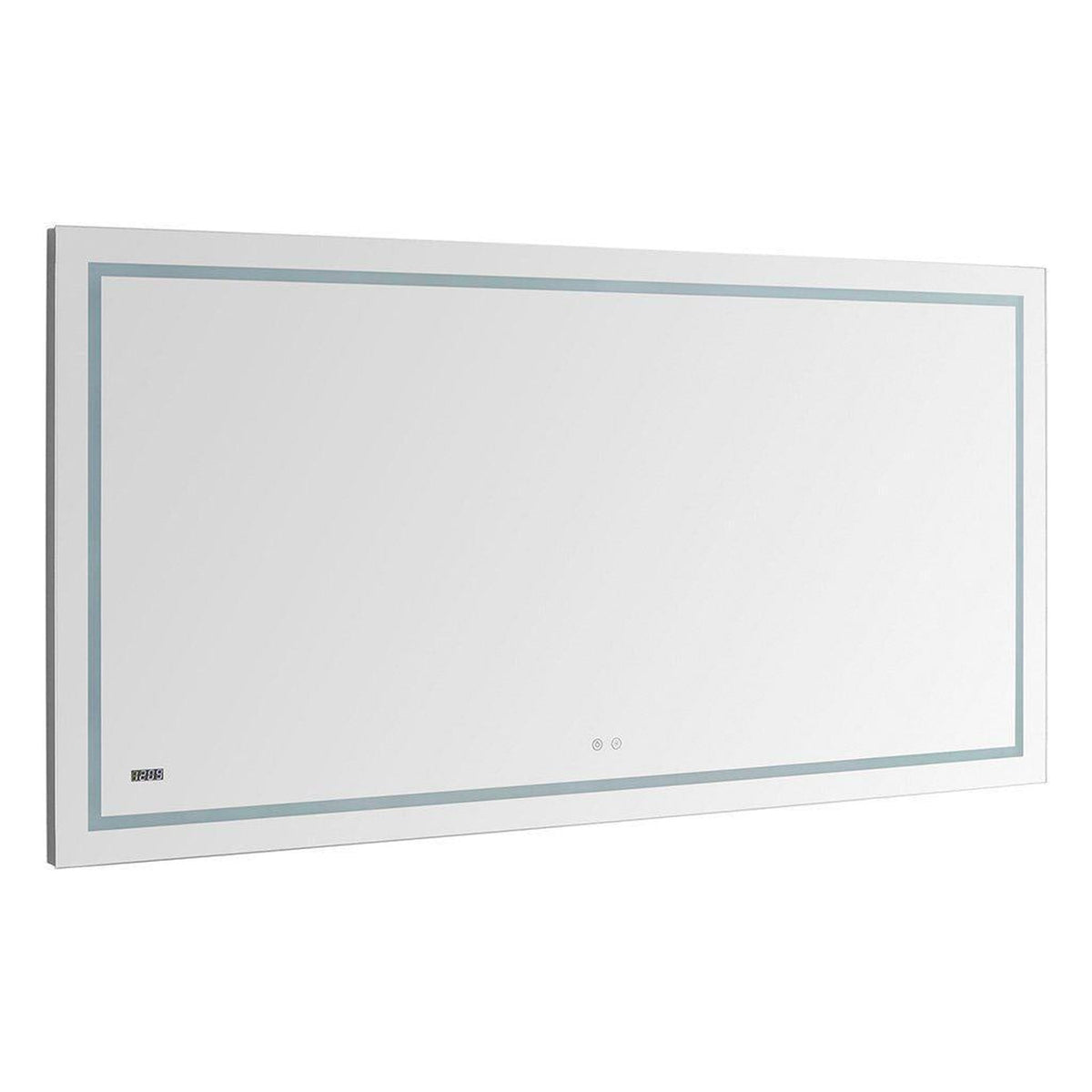 Aquadom Daytona 72" X 36" Rectangle Ultra-Slim Frame LED Lighted Bathroom Mirror With Defogger - D-7236
