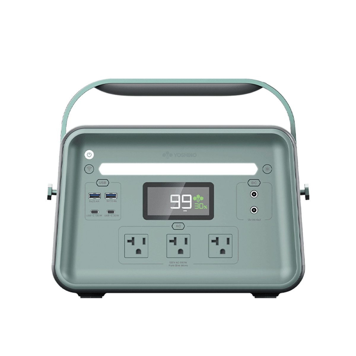 Yoshino Power B660 SST - 660W | 602Wh Solid-State Portable Power Station - YP-B660 SST