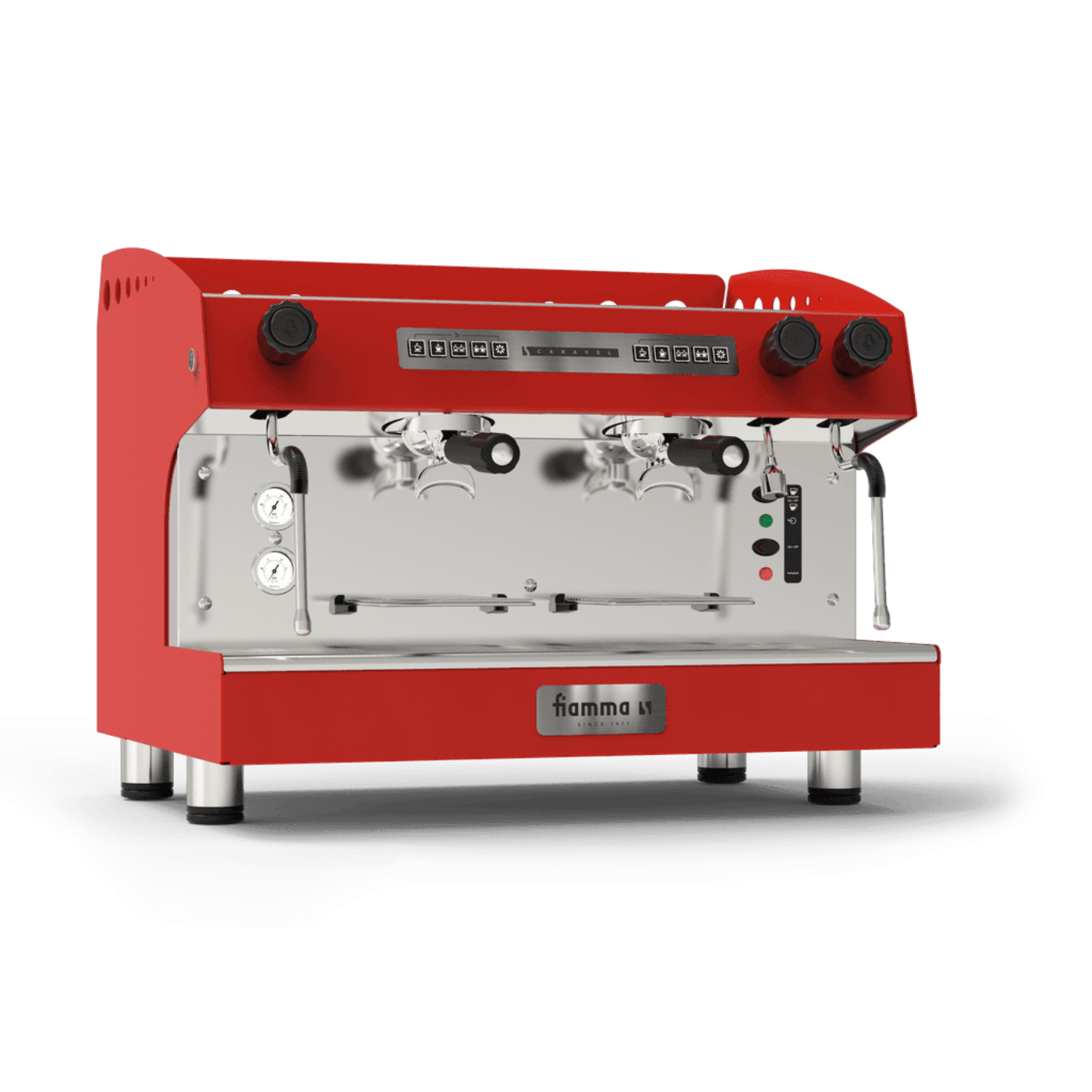 Fiamma Caravel 2 Group Direct Water Line Espresso Machine - CARAVEL 2CVF-B