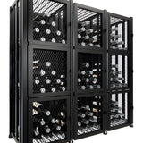 Vintage View Case &amp; Crate Locker 3 Kit (freestanding wine bottle storage with secure backs)