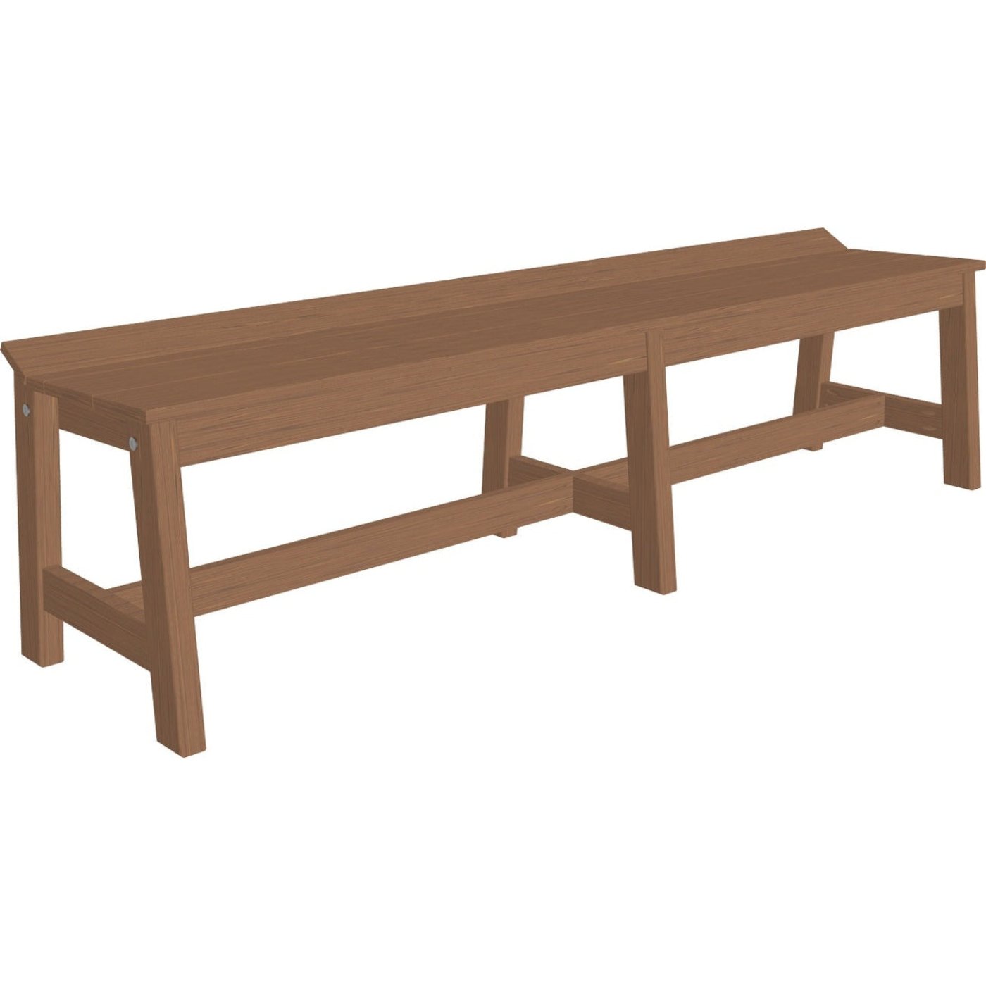 LuxCraft 72" Cafe Dining Bench - CDB72CHB