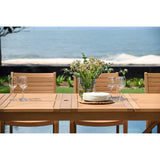 Midtown Concept Leyland Lot Table & 8 Catalina Stacking Armchair - LEYLOT_8CATA