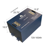Allied Lithium 72V 105AH Single Bank Golf Cart & UTV Battery