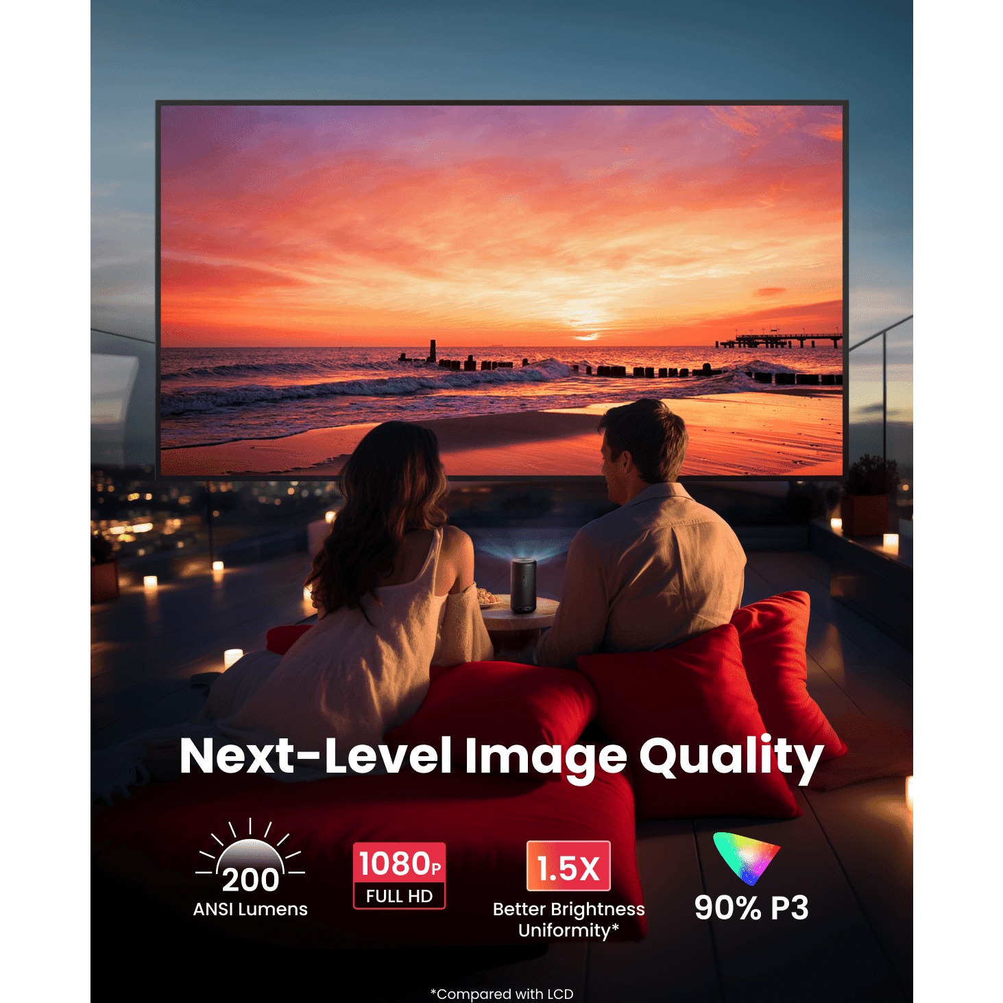 Nebula Capsule 3 New | Mini 1080p Projector for TV D2425111