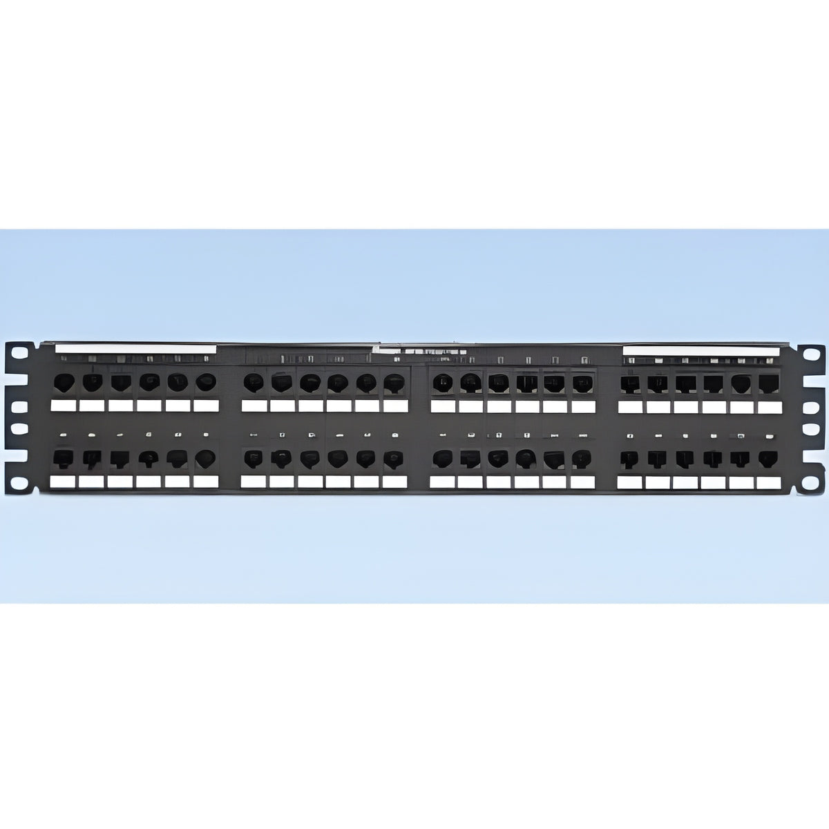 Panduit Punchdown Patch Panel, Cat 5e, Flat, 48 - DP485E88TGY