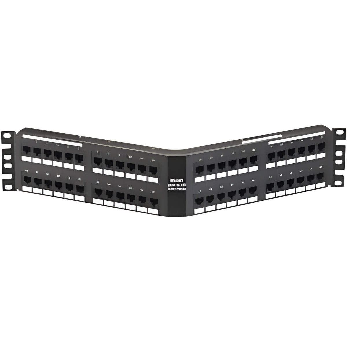 Panduit Punchdown Patch Panel, Cat 6, Angled, 48 - DPA48688TGY