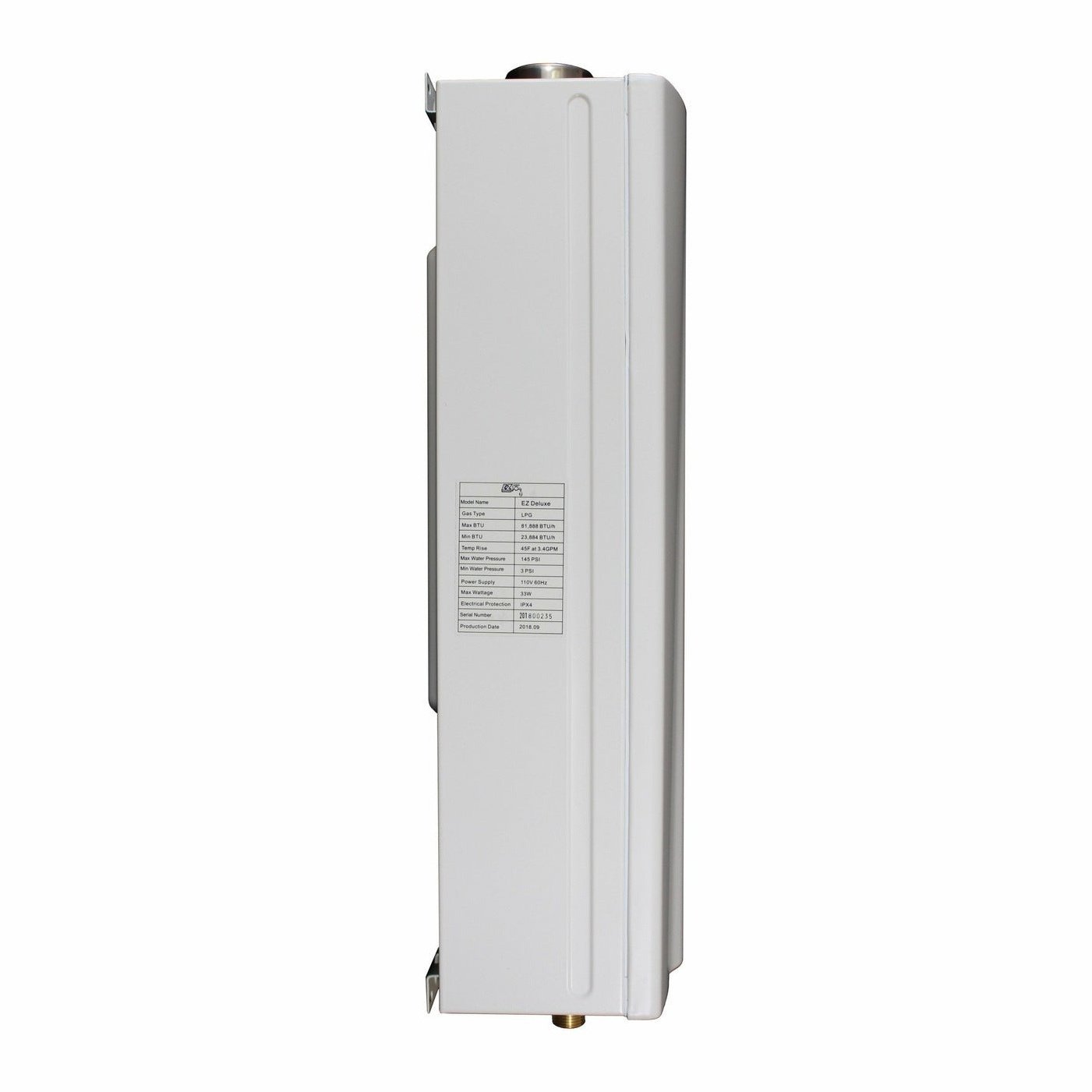 EZ Tankless 4.4 GPM 87500 BTU Liquid Propane Indoor Tankless Water Heater with Vent Kit New EZDELUXELP