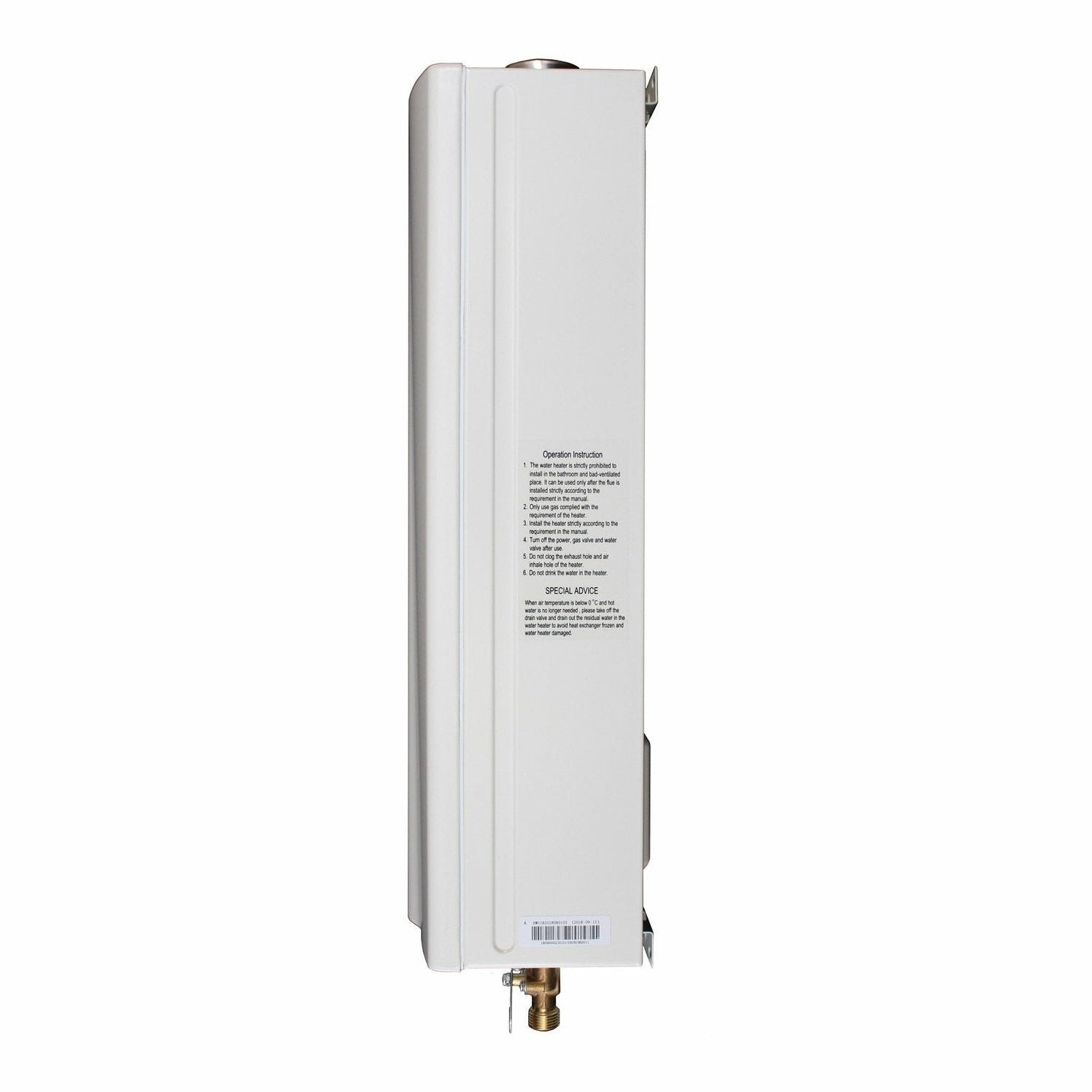 EZ Tankless 4.4 GPM 87500 BTU Liquid Propane Indoor Tankless Water Heater with Vent Kit New EZDELUXELP