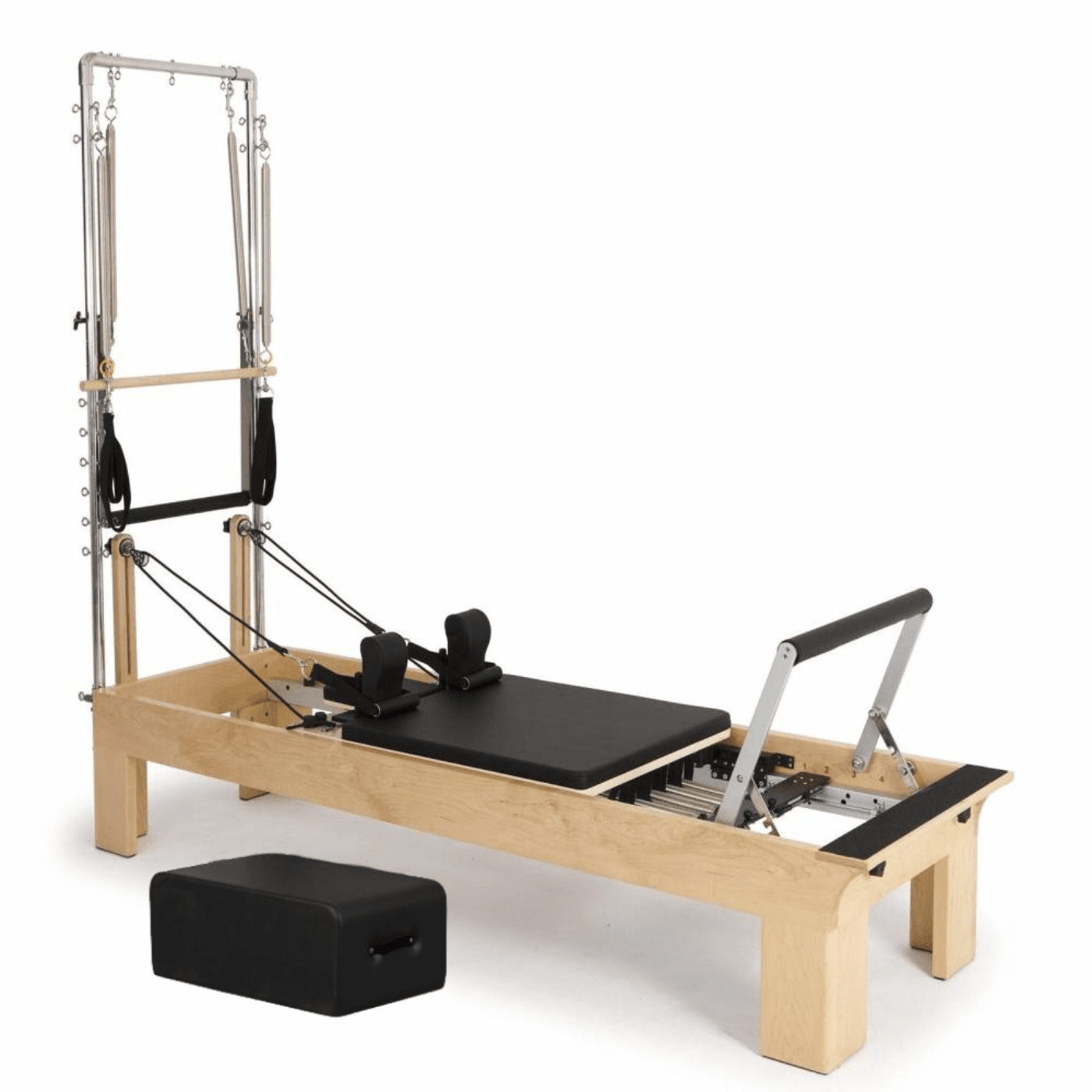 Elina Pilates Physio Wood Reformer Machine with Tower