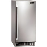 Perlick 15" Ice Maker, Stainless Steel Solid Door, ADA Cubelet with 80 lbs. Daily Ice Production - H80CIMS-A