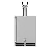Hestan 24-Inch Outdoor Rated Double Faucet Beer Dispenser - GFDSR242-SS