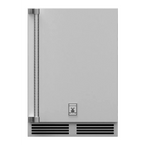 Hestan 24-Inch Outdoor Rated Dual Zone Refrigerator with Solid Door and Wine Storage - GRWSR24-SS