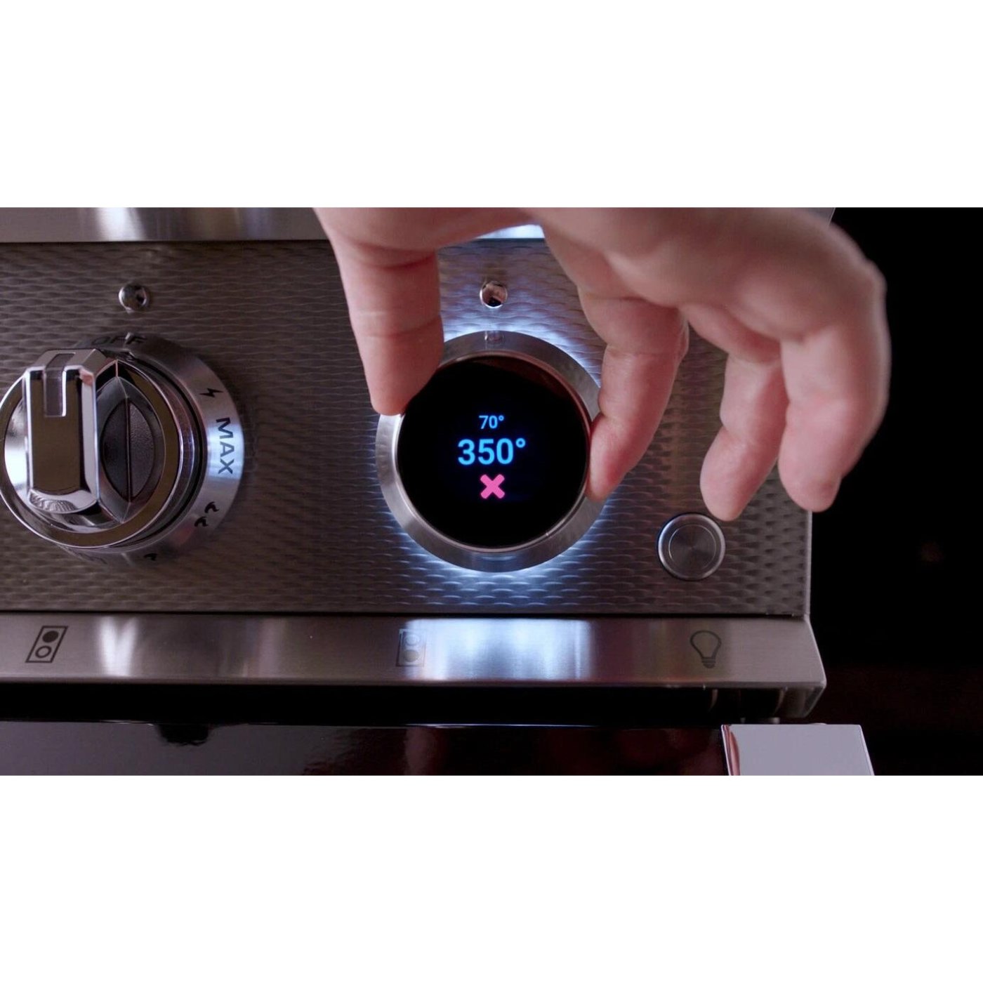 Hestan 36 Inch 5 Burner Smart Dual Fuel Range - KRDS365-NG-YW