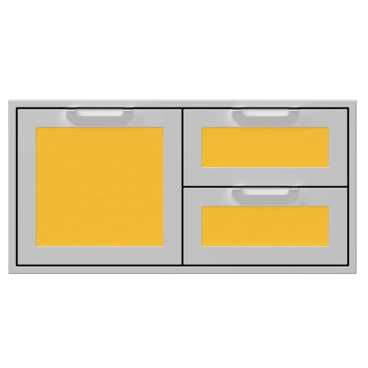 Hestan 42-Inch Double Drawer and Storage Door Combination - AGSDR42-SS