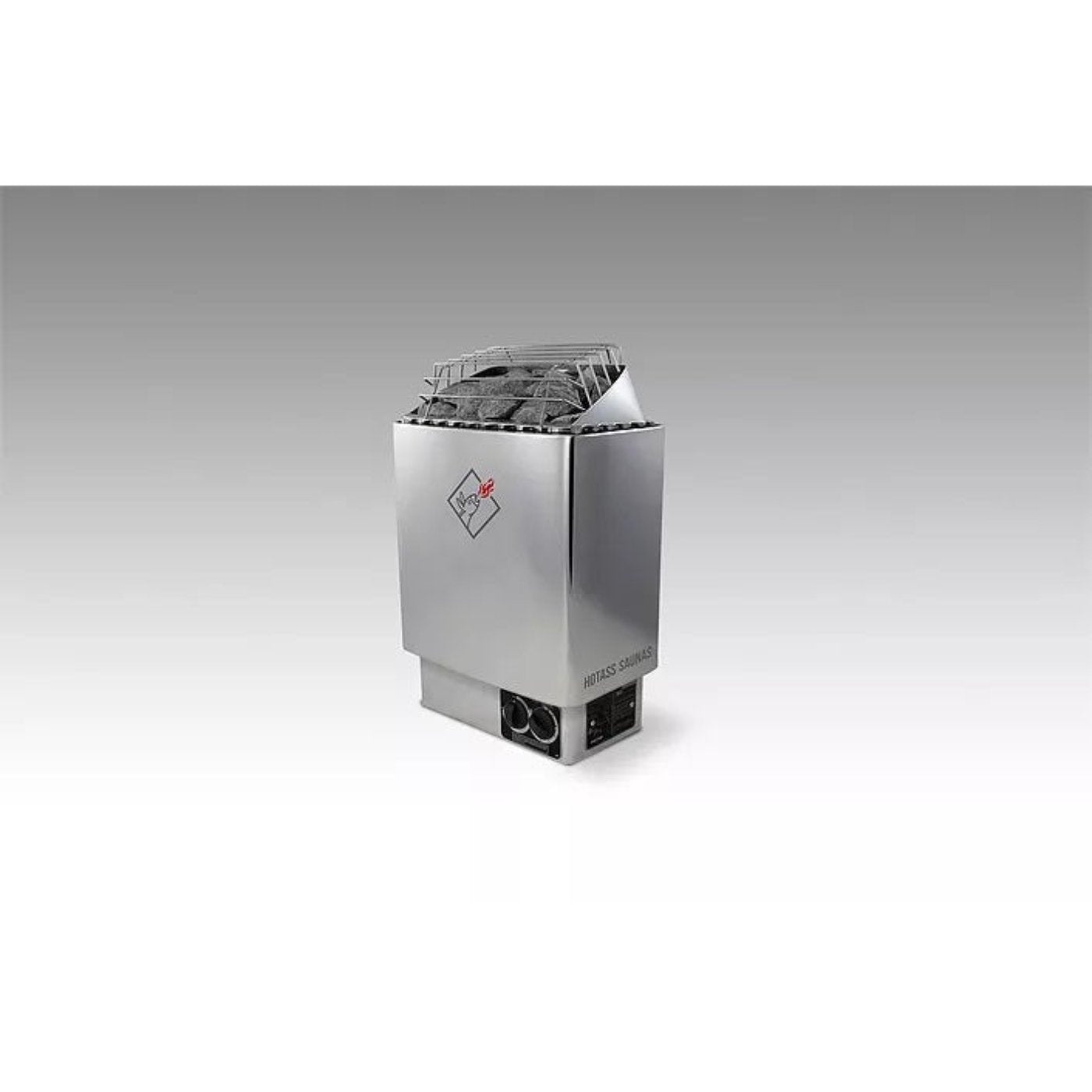 Hot Ass Saunas HomeHeat Series 8kW Stainless Steel Sauna Heater at 240V 1PH with Whisper-Quiet Built-in Time and Temperature Controls - H800