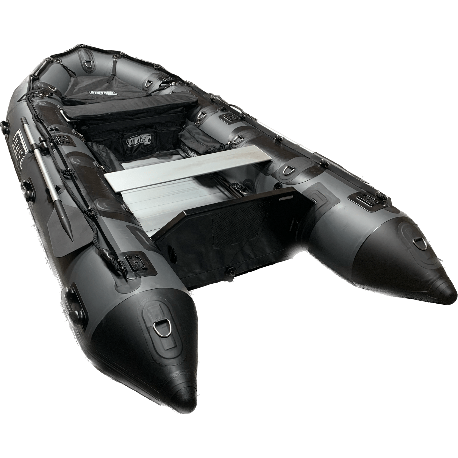 Stryker Boats 12’ 5” Inflatable Boat – Blacked Out - PRO 380-BO