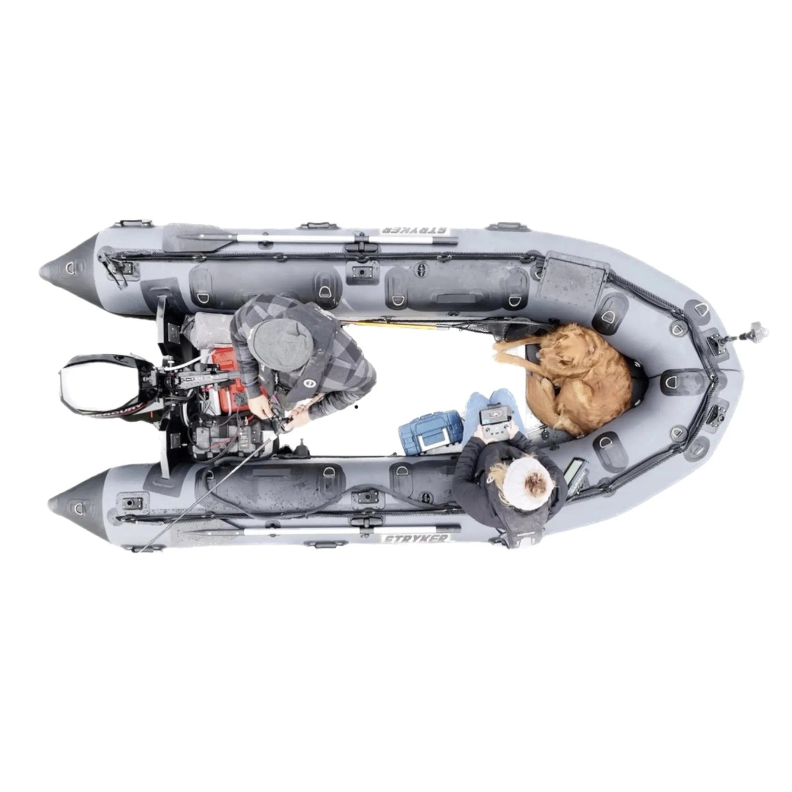 Stryker Boats (12' 5") Inflatable Boat Storm Grey - PRO 380-SG