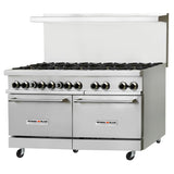 Inferno Blaze IB-GR-60 60” wide, 10 Burner Range, 2 Ovens - IB-GR-60