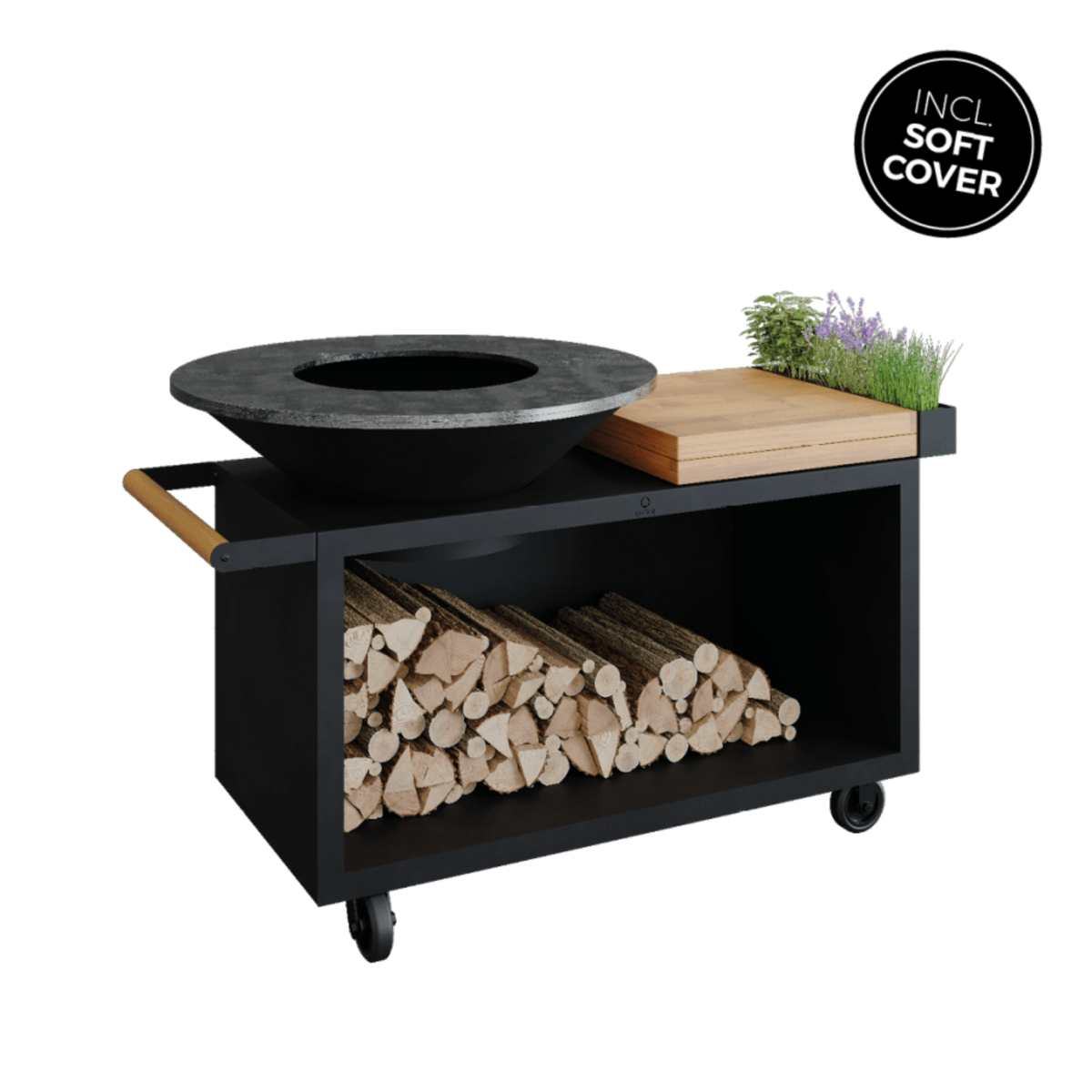 OFYR Island Black 100 PRO Teak Wood - OIB-100-PRO-TW