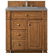 James Martin Vanities Bristol Collection 30 in. Single Vanity in Saddle Brown with Countertop Options - 157-V30-SBR-3AF