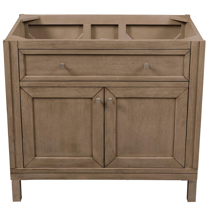 James Martin Vanities Chicago Collection 36 in. Single Vanity in Whitewashed Walnut, Cabinet Only - 305-V36-WWW