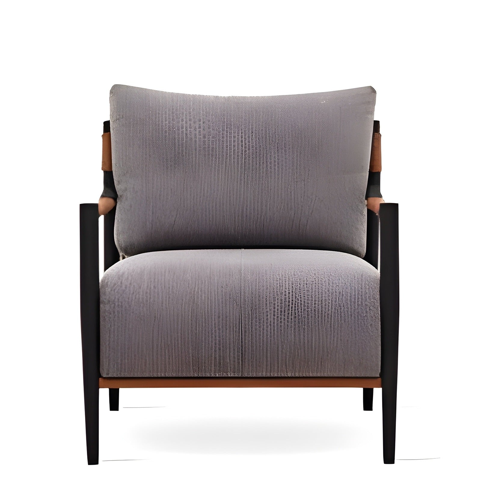 Enza Home US Linz Armchair - Metal - 2118 - K2 - 22406 Grey - KL:40109 Tobacco - AR:217 - 1454073