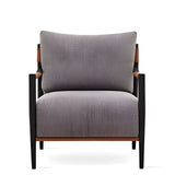 Enza Home US Linz Armchair - Metal - 2118 - K2 - 22406 Grey - KL:40109 Tobacco - AR:217 - 1454073