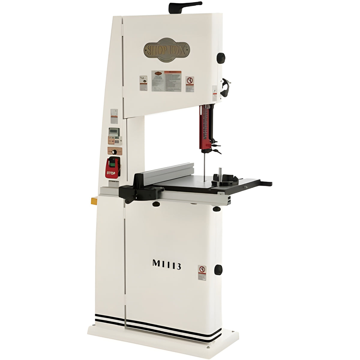 Shop Fox M1113 Wood / Metal Bandsaw with 1725 Rpm 1.5Hp 220V Single-Phase Motor