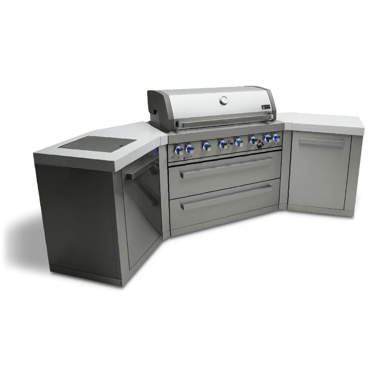 Mont Alpi 6-Burner Island With 45-Degree Corners - MAi805-45