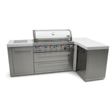 Mont Alpi 6-Burner Island With a 90-Degree Corner - MAi805-90