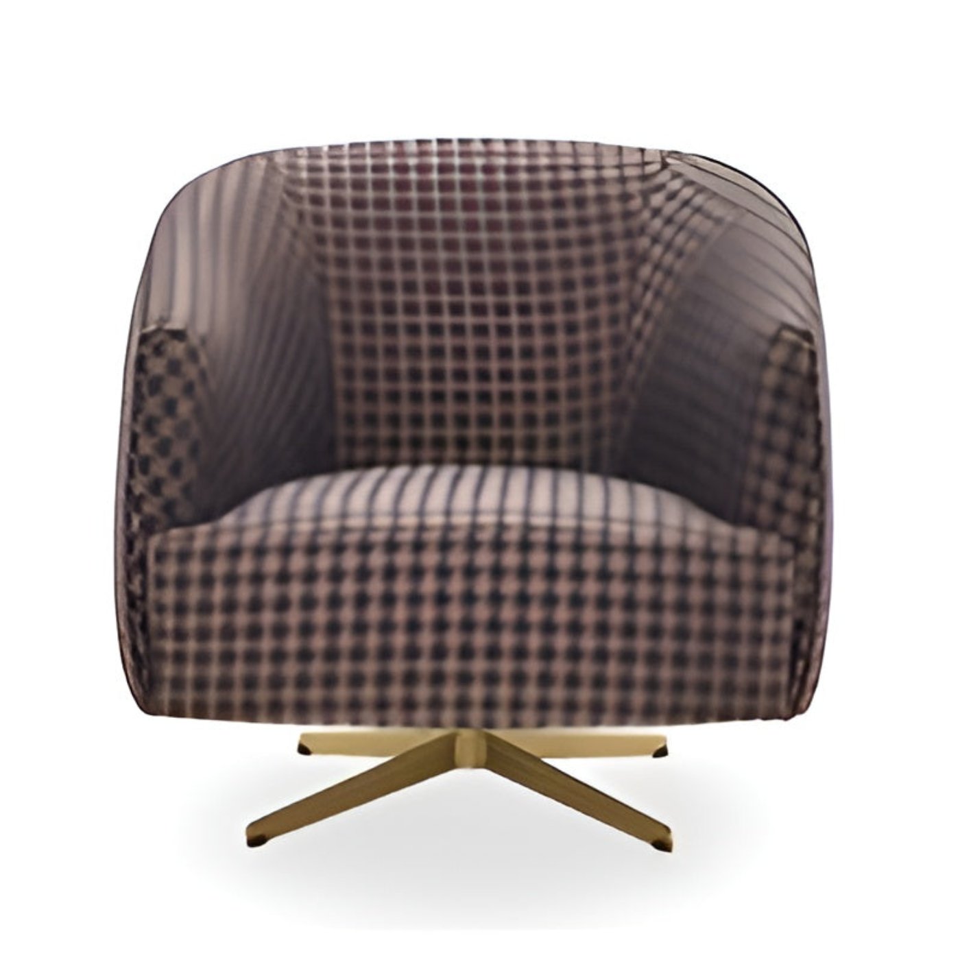 Enza Home US Merida Swivel Armchair - 2044 - K1 - 21202 Blue Gold - AR:212 - 1431668