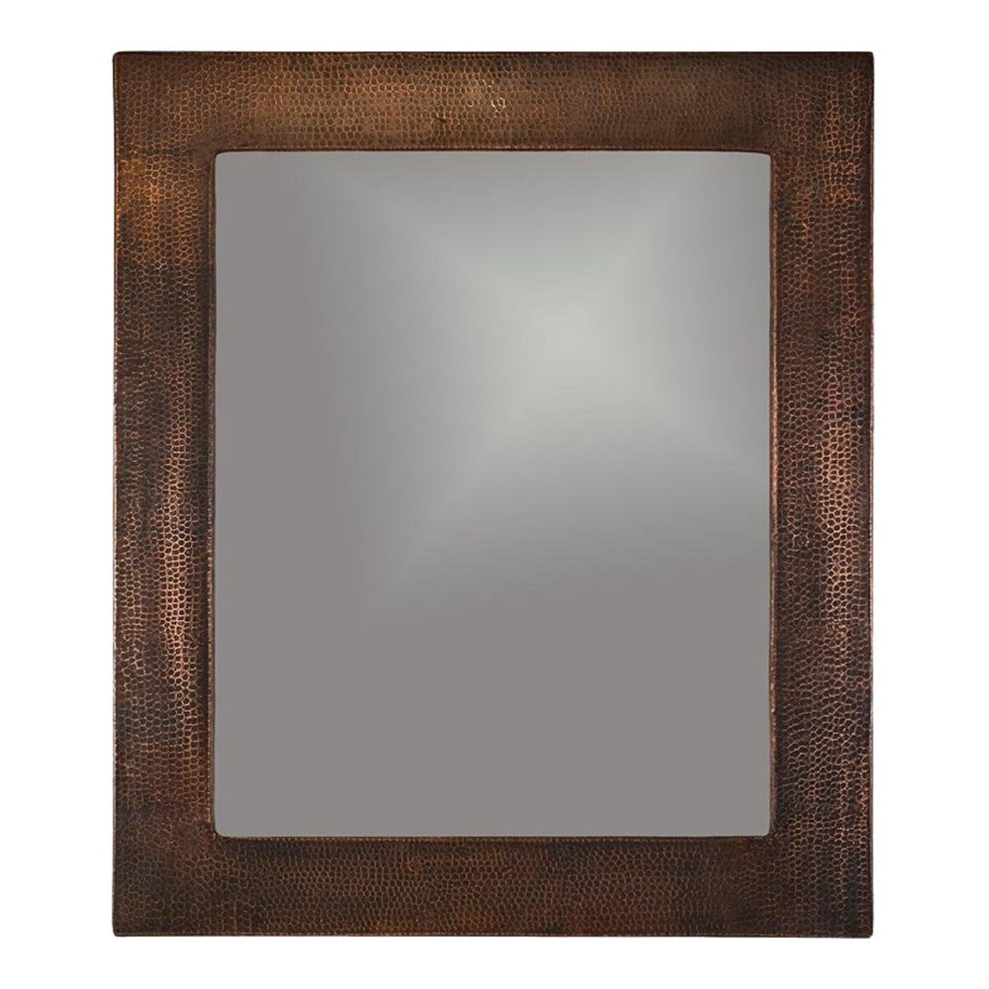 Premier Copper 36 in. Rectangle Hammered Copper Mirror - MFREC