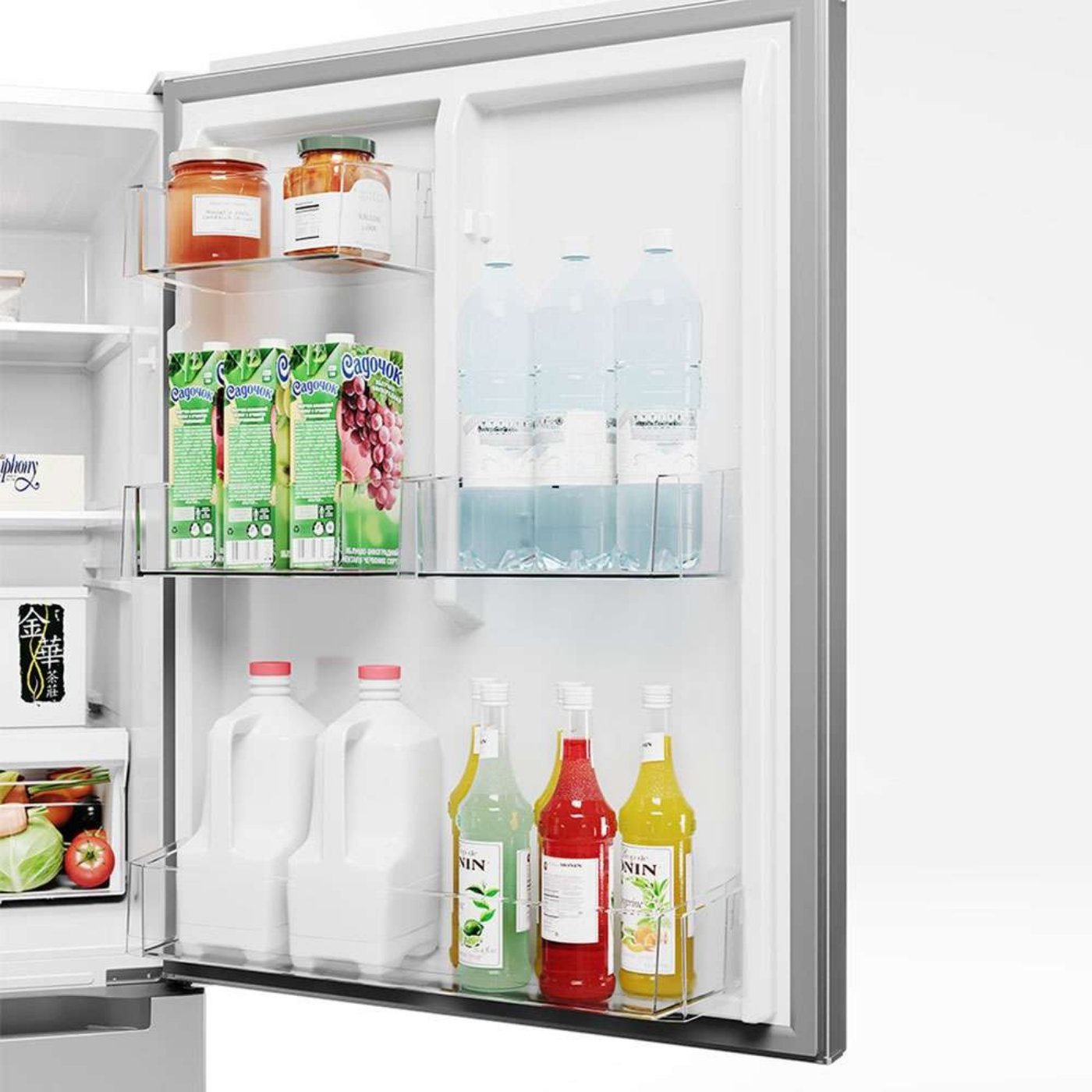 Midea 18.7 Cu. Ft. Bottom Mount Refrigerator with Color Options - MRB19B7AST