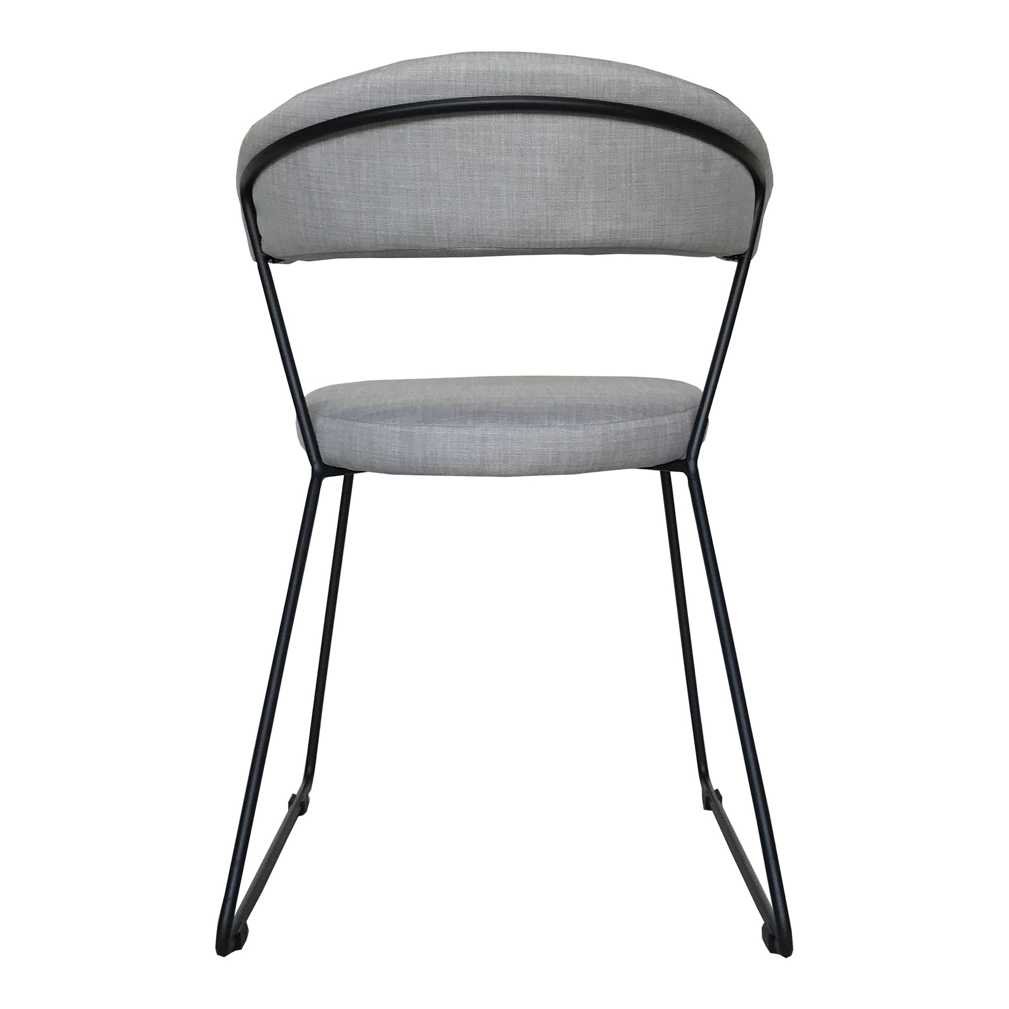 Moe's Home Collection Set of Two Adria Dining Chair Gray HK-1010-15