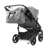 Mountain Buggy Duet Luxury Herringbone Double Stroller - With Carrycot Plus Bundle - DUETPR-v3-75, CCPD-V3-2-75